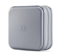 Alachi EU Porta CD Custodia, Plastica Dura da 96 Capacità Porta CD Borsa Custodia CD Auto Protettiva Portafoglio Organizer (Grigio48, 48 Capacità)