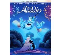 Aladdin (1992) - 30th Anniversary Edition Sleeve. Disney Exclusive [2002 Blu-ray + DVD + Digital Code]. Sleeve.