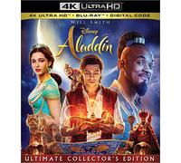 ALADDIN (4K UHD Blu-ray) Will Smith Mena Massoud Naomi Scott Marwan Kenzari