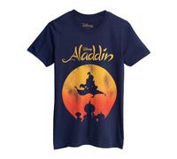Aladdin Maglietta Tappeto Magico Maniche Corte Uomo (NS7452)