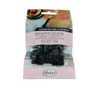 Aladine - 60 perline di cera per sigillare, colore nero, per creare sigillo di cera - fiori di cera - fai parte di matrimonio, nascita, lettere, poste, menù e regali - 72658