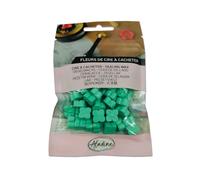 Aladine - 60 perline di cera per sigillatura - turchesi - per creare sigillo di cera - fiori di cera - fai parte di matrimonio, nascita, lettere, poste, menù e regali - 72646