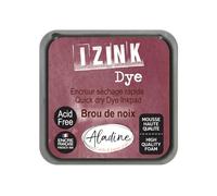 Aladine - Inchiostratore Izink Dye Brou de Noix - Inchiostro ad Asciugatura Rapida per timbri e Stencil - Scrapbooking e carterie Creative - Inchiostro Francese - Dimensione M - 5 x 5 cm - Colore