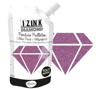 Aladine - Izink Diamond - Pittura glitterata - Ultra concentrata in glitter - Decorazione per qualsiasi supporto - Fai da te e tempo libero creativo - Made in France - Borraccia morbida da 80 ml -
