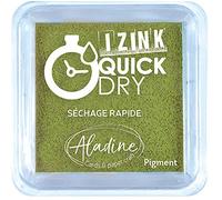 Aladine Izink Quick Dry, 5 x 5 cm, colore: verde oliva.