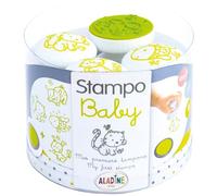Aladine Stampo Baby Set di Timbri di Animali Domestici, 5 Pezzi