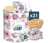 Aladine- Stampo Scrap Matrimonio, Colore Fiori, 3750