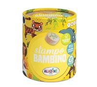 Aladine Tamponi, Legno, Stampo Bambino Savana, Animaux de la Savane