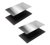 ALadrs Piastra flessibile per stampante 3D, piastra in acciaio flessibile e piattaforma di base magnetica per Anycubic Photon Mono, stampante 3D Mono 4K LCD/DLP, 135 x 80 mm, 2PZ