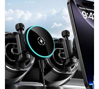 ALAFLY 15W Ricarica Veloce Magnetico Porta Cellulare Auto [Qi2 Certificato] per Mercedes-Benz A/B/C/E/G/GLA/GLK Bocchetta Aria Rotonda, Compatibile con MagSafe iPhone 16/15/14/13/12 Pro Max/Plus/Mini