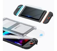 ALAFLY [2 Confezioni Vetro Temperato per Nintendo Switch 2 Pellicola Protettiva, Durezza 9H Antiurto, Allineamento Automatico con un Dolo Tocco Senza Bolle D'aria, Trasparente HD & Sensibile Tatto