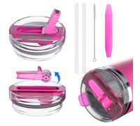 ALAFLY 2 Coperchio a Prova di Perdite per Quencher Stanley Cup 40 oz, Staccabile e a Prova di Schizzi, Coperchi di Ricambio Perfetto per Stanley Cups Accessori, Rosa