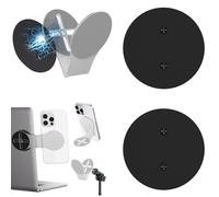 ALAFLY 2 pz Piastra di Base in Metallo Solo per Supporto Magnetico del Telefono con 1/4 "Vite, Facile da Usare Il Supporto in Tutte Le Parti Portatile/Auto/Desktop/Treppiede/Parete, Liberare le Mani