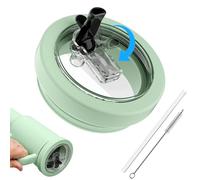 ALAFLY 30 OZ Coperchio con Cannuccia a Ribalta per Stanley Quencher Accessorio, [A Prova di Perdite Silicone Durevole] Fuoriuscite & Riutilizzabili, Facile da Pulire Tumbler Flip Straw Lid, Verde