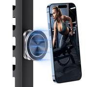 ALAFLY Supporto magnetico per telefono da palestra, regolabile a 360°, compatibile con iPhone 16/15/14/13/12 pro/promax, base e snodo in lega, Nero