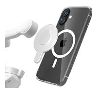 ALAFLY Supporto Magnetico Telefono per DJI Osmo Mobile 7P 7 SE 6 5 4, Sgancio Rapido Morsetto Telefono Compatibile con MagSafe, per DJI OM Stabilizzatore Gimbal Accessori, Argento