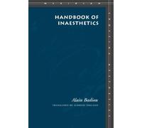 Alain Badiou Handbook of Inaesthetics (Copertina rigida)