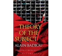 Alain Badiou Theory of the Subject (Tascabile)