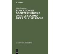 Alain Besançon Education Et Société En Russie Dans Le Second (Copertina rigida)