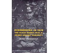 Alain Finkielkraut Remembering in Vain (Copertina rigida)