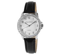 Alain Miller Orologio da donna in ecopelle nero, lunghezza 22 cm, design classico per ogni donna