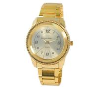 Alain Miller Orologio da polso da uomo in metallo dorato, lunghezza 22,5 cm, design classico per ogni uomo