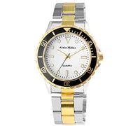 Alain Miller Orologio da uomo - Orologio da polso analogico al quarzo in acciaio inox 2800012, argento/oro/nero