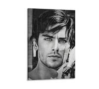 Alain - Poster commemorativo di Delon, stampa artistica da parete su tela, poster per foto, pittura, decorazione per la stanza, 40 x 60 cm, confezione da 8