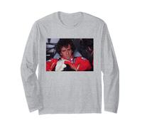 Alain Prost Pilota automobilistico GP Britannico Silverstone 1989 Maglia a Manica