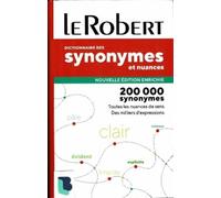 Alain Rey Dictionnaire de Synonymes et Nuances poche plus (Tascabile)