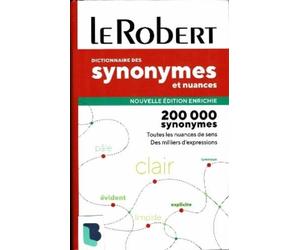 Alain Rey Dictionnaire de Synonymes et Nuances poche plus (Tascabile)