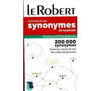 Alain Rey Dictionnaire de Synonymes, Nuances et Contraires poche (Tascabile)
