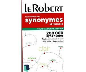 Alain Rey Dictionnaire de Synonymes, Nuances et Contraires poche (Tascabile)