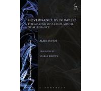 Alain Supiot Governance by Numbers (Tascabile)