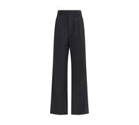 ALAINPAUL Black Fleece Wool Casual Pants - S