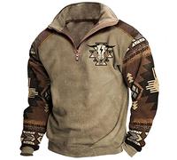 ALAIYO Polo Moda Uomo Scollo A V Felpa Uomo Primavera Autunno Nuova personalità Tendenza Felpa Uomo Stampa 3D Maglione Uomo LP-07 XL