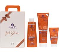 Alama professional cofanetto curl shampoo+cond+fluid