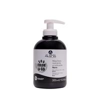 A ALAMA Professional Alama Professional S.O.S Color&Go Maschera Colorata Nera, Nutriente, Ravvivante, Riflessante e Tonalizzante per Capelli Naturali, Colorati e Con Mèches, 300 ml