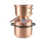 Alambicco distillatore da 5 Litri con termometro e istruzioni GIN GRAPPA, BRANDY