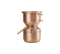 La Ramera Distillatore Alambicco da 3 Litri a Fungo per Grappa, Whisky, Brandy, ECC...