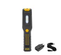 ALAMO: Worklight + torcia ricaricabile LED con ganci e calamita. Base orientabil