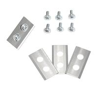 Alamor 30Pcs Lama di Ricambio Coltello per Worx Landroid Falciatrice Robot 0.9 Mm + Cacciavite