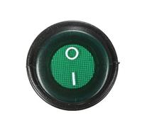 Alamor Interruttore A Bilanciere A 3 Pin Spst 12V 12A LED Illuminato Impermeabile-Verde