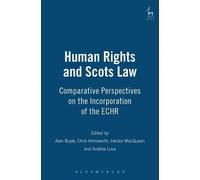 Alan Boyle Human Rights and Scots Law (Copertina rigida)
