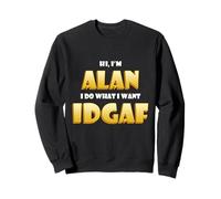 Alan Costume IDGAF Funny Meme Halloween Costume for Alans Felpa