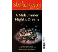 Alan Durband Shakespeare Made Easy: A Midsummer Night's Dream (Tascabile)