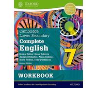 Alan Jenkins Mark Pedroz Cambridge Lower Secondary Complete Englis (Tascabile)