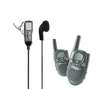 Alan MA28-G5 - Microfono a Clip con Auricolare, Spina 2,5 mm