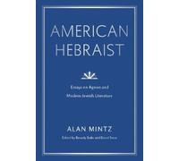 Alan Mintz American Hebraist (Tascabile) Dimyonot