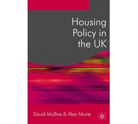 Alan Murie David Mullins Housing Policy in the UK (Tascabile)